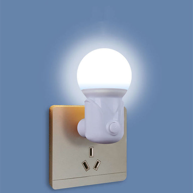 Luce notturna LED da presa sferica
