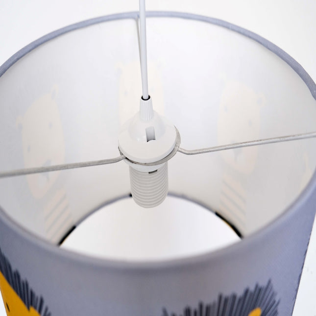 Lampada da comodino bianca balena blu