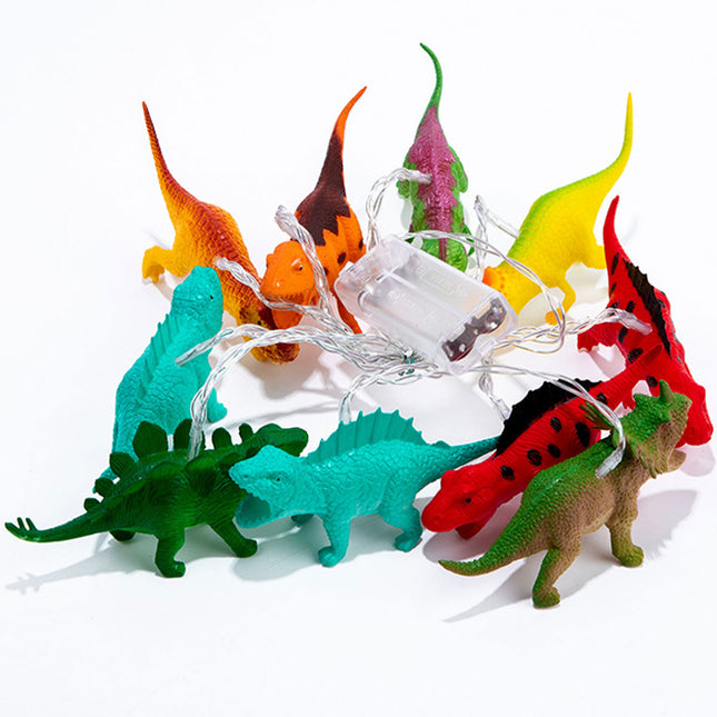 Ghirlanda luminosa 10 LED a dinosauro