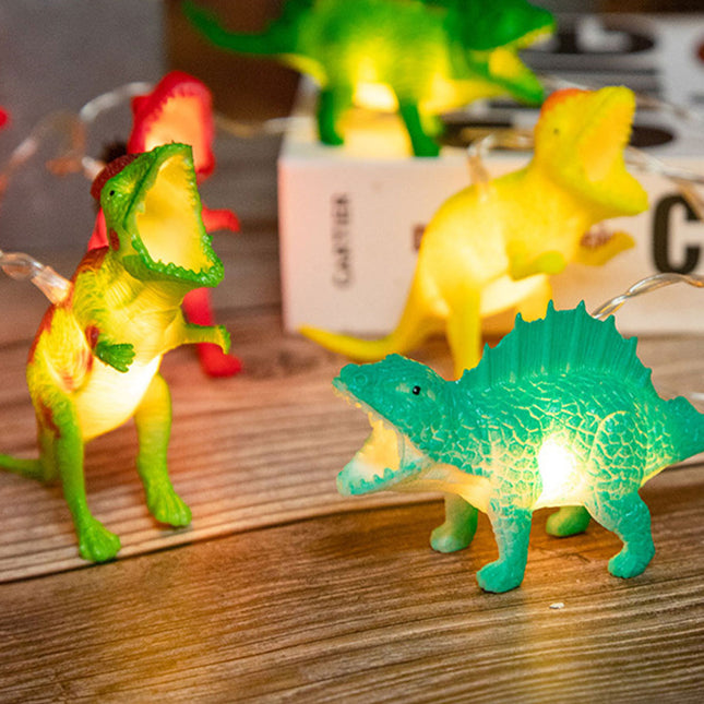 Ghirlanda luminosa 10 LED a dinosauro