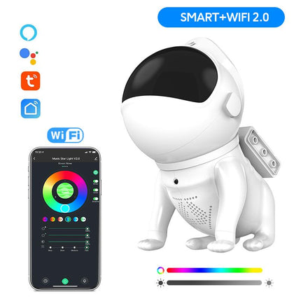 Proiettore galassia a forma di astronauta cane