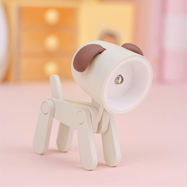 Mini luce notturna LED pieghevole cane