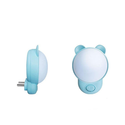 Luce da presa orsetto blu o rosa