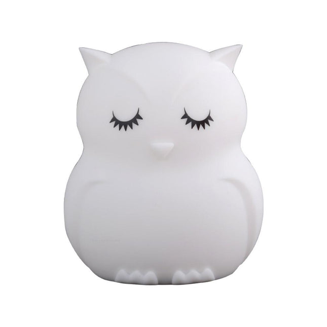 Luce notturna gufo silicone 9 colori