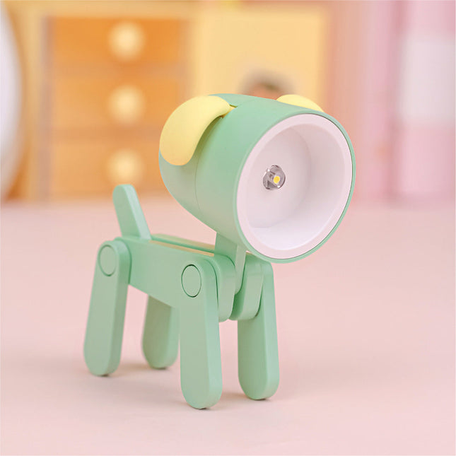 Mini luce notturna LED pieghevole cane