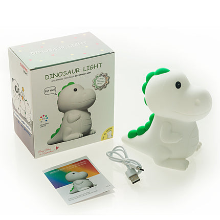 Lampada dinosauro silicone USB multicolore