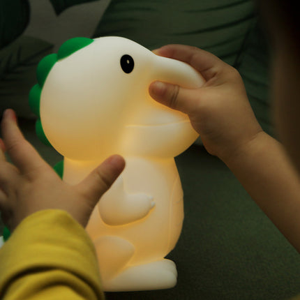 Lampada dinosauro silicone USB multicolore