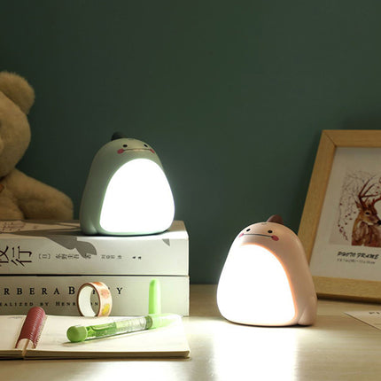 Luce notturna dinosauro verde o rosa