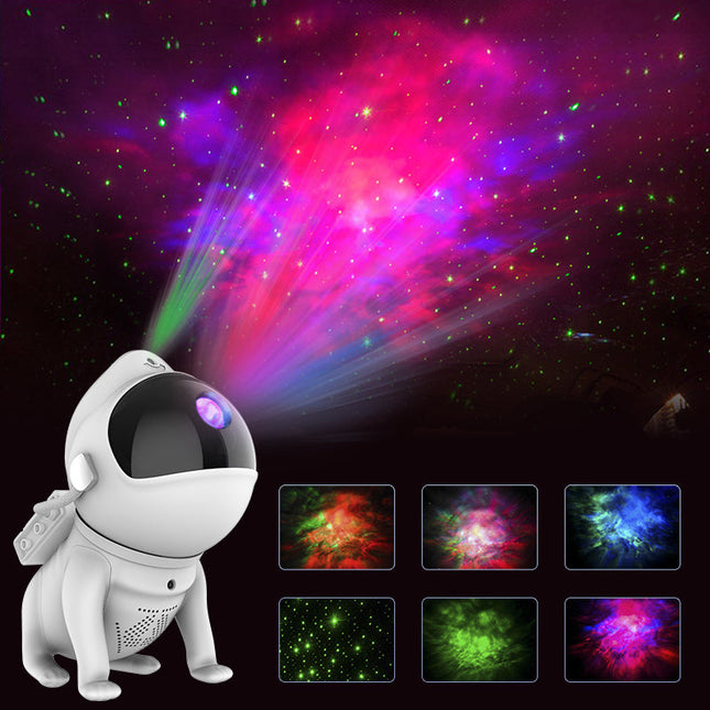 Proiettore galassia a forma di astronauta cane