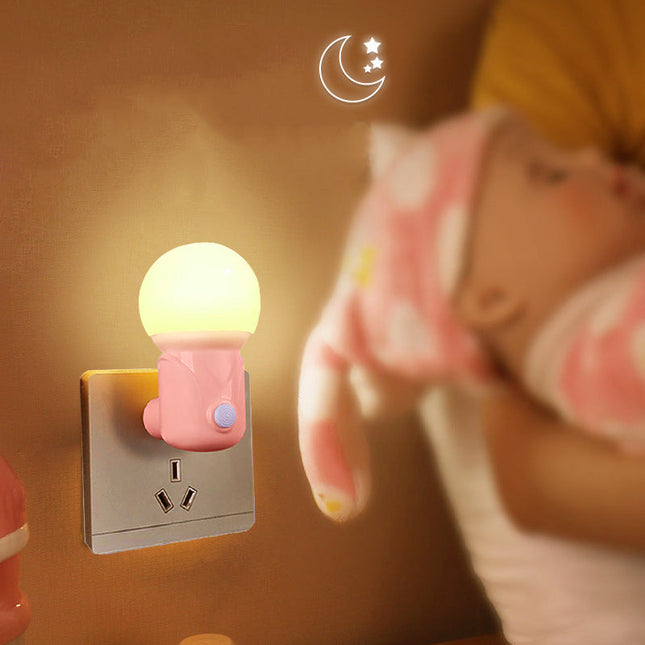 Luce notturna LED da presa sferica
