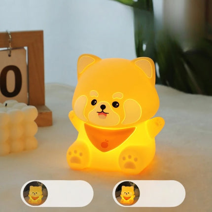 Lampada LED cane kawaii in silicone