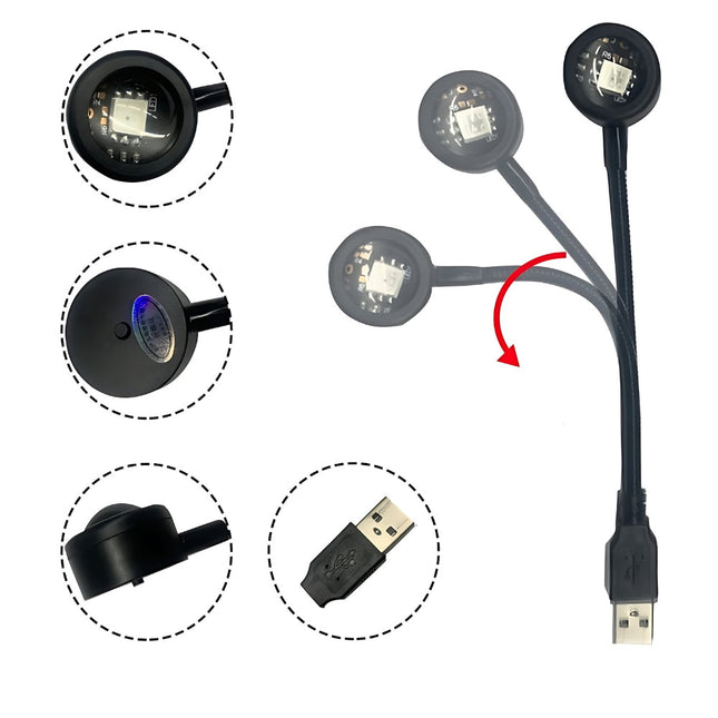 Mini proiettore USB effetto tramonto