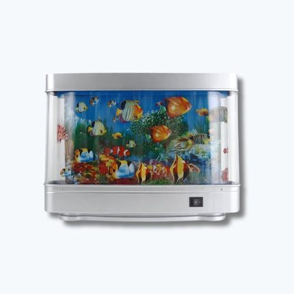 Lampada effetto acquario con pesci LED