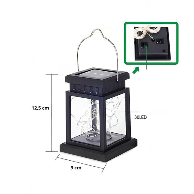 Lanterna solare portatile luce notturna