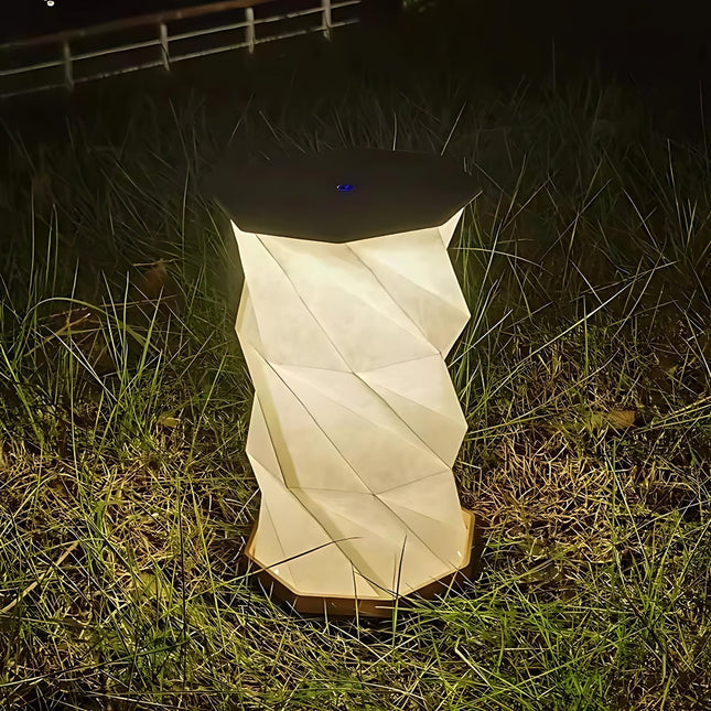 Lampada LED pieghevole design origami