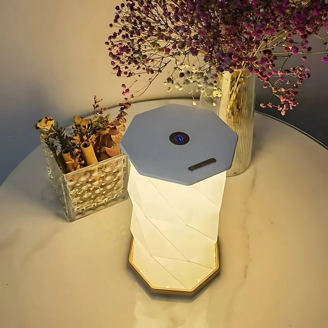 Lampada LED pieghevole design origami