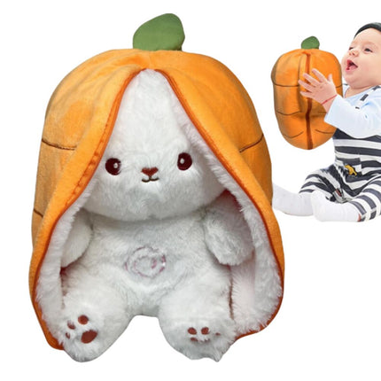 Peluche coniglio luminoso carota o fragola