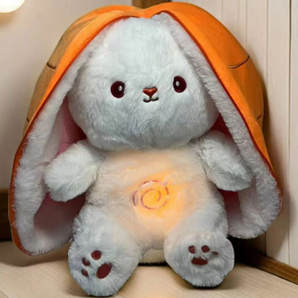 Peluche coniglio luminoso carota o fragola