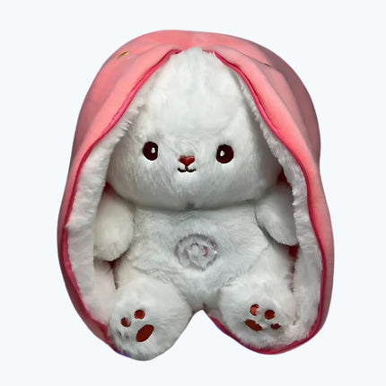 Peluche coniglio luminoso carota o fragola