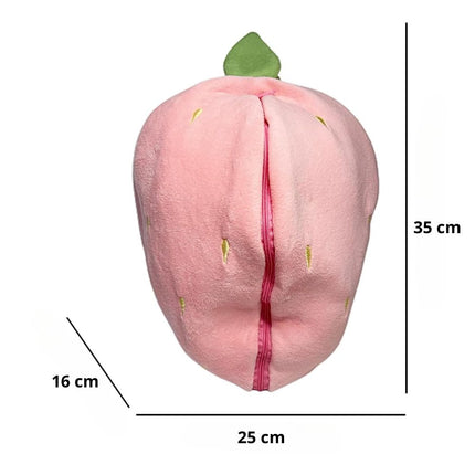 Peluche coniglio luminoso carota o fragola