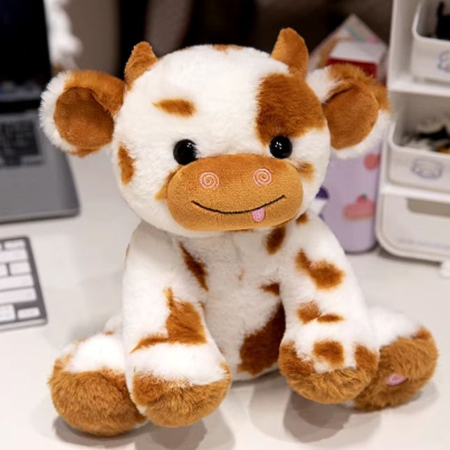 Peluche mucca luminoso con luci LED