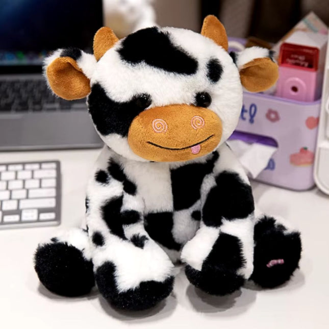 Peluche mucca luminoso con luci LED