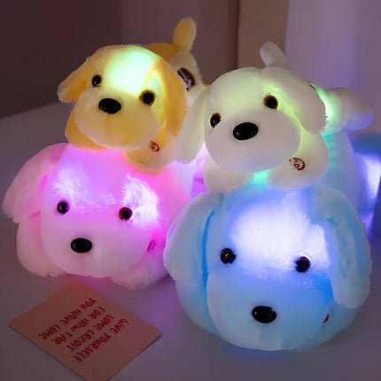 Peluche cane luminoso con luci LED
