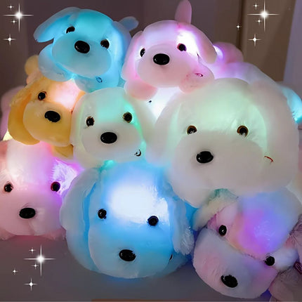 Peluche cane luminoso con luci LED