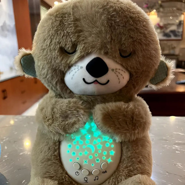 Peluche lontra proiettore stelle per bambini