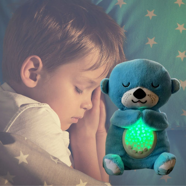 Peluche lontra proiettore stelle per bambini