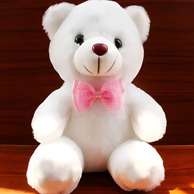 Peluche orsetto luminoso bianco o rosa