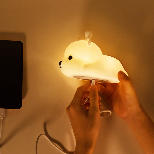 Luce notturna silicone morbido cerbiatto bambino