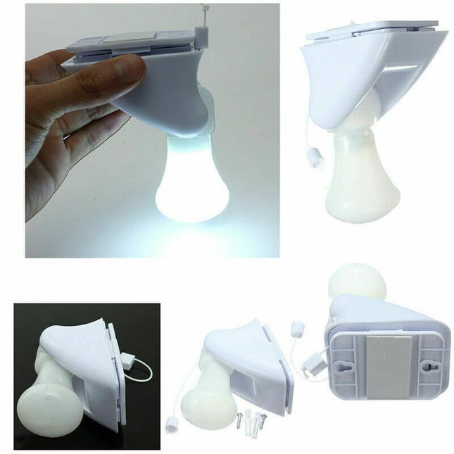Lampadina LED portatile a batteria con cordino
