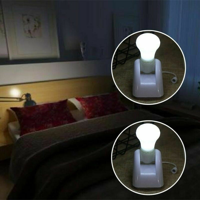 Lampadina LED portatile a batteria con cordino