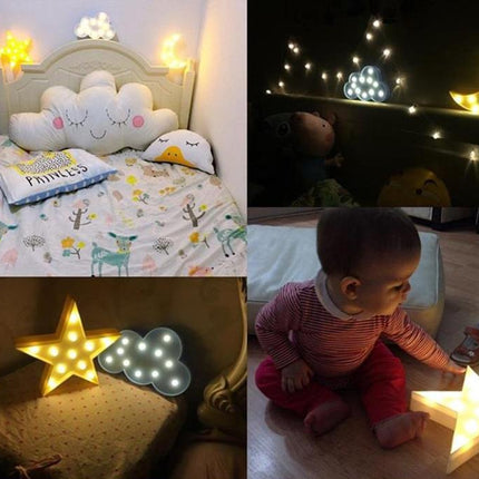 Lampada da tavolo stella con luci LED