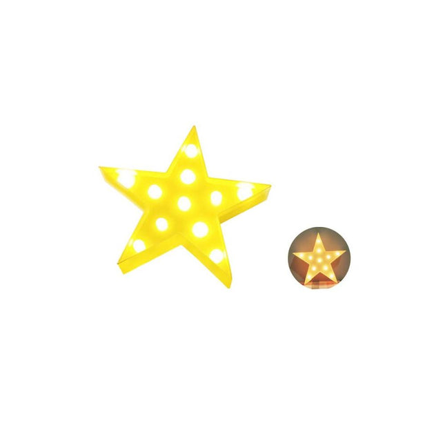 Lampada da tavolo stella con luci LED