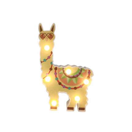 Luce da muro LED lama felice