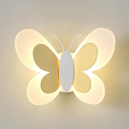 Applique da parete LED farfalla cameretta