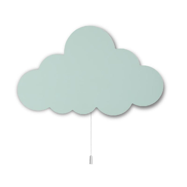 Applique da parete in legno nuvola
