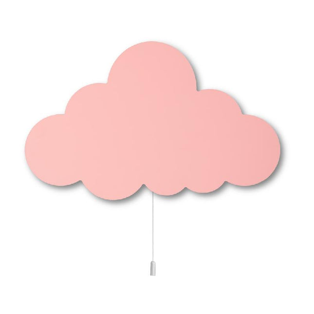 Applique da parete in legno nuvola