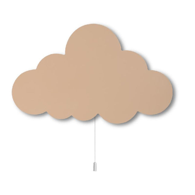 Applique da parete in legno nuvola