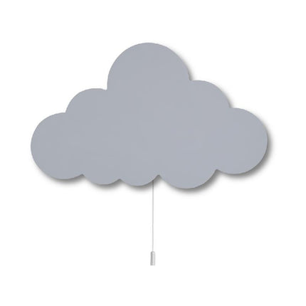 Applique da parete in legno nuvola
