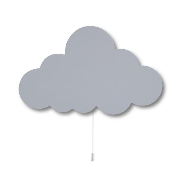 Applique da parete in legno nuvola