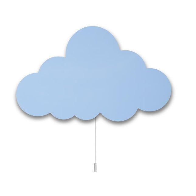 Applique da parete in legno nuvola