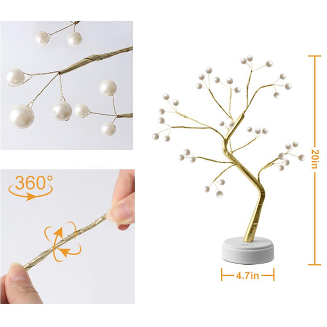 Albero luminoso da tavolo tipo bonsai
