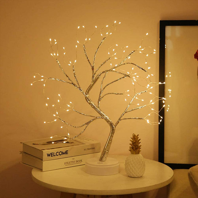Albero luminoso da tavolo tipo bonsai