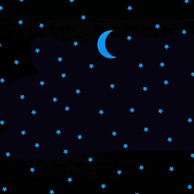 Adesivi murali fosforescenti stelle e luna