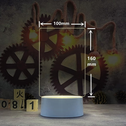 Lavagna luminosa LED da tavolo riscrivibile