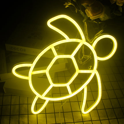 Insegna luminosa LED neon a forma tartaruga