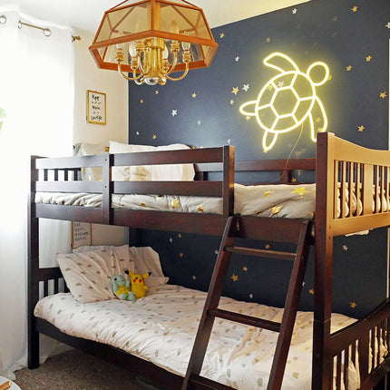 Insegna luminosa LED neon a forma tartaruga